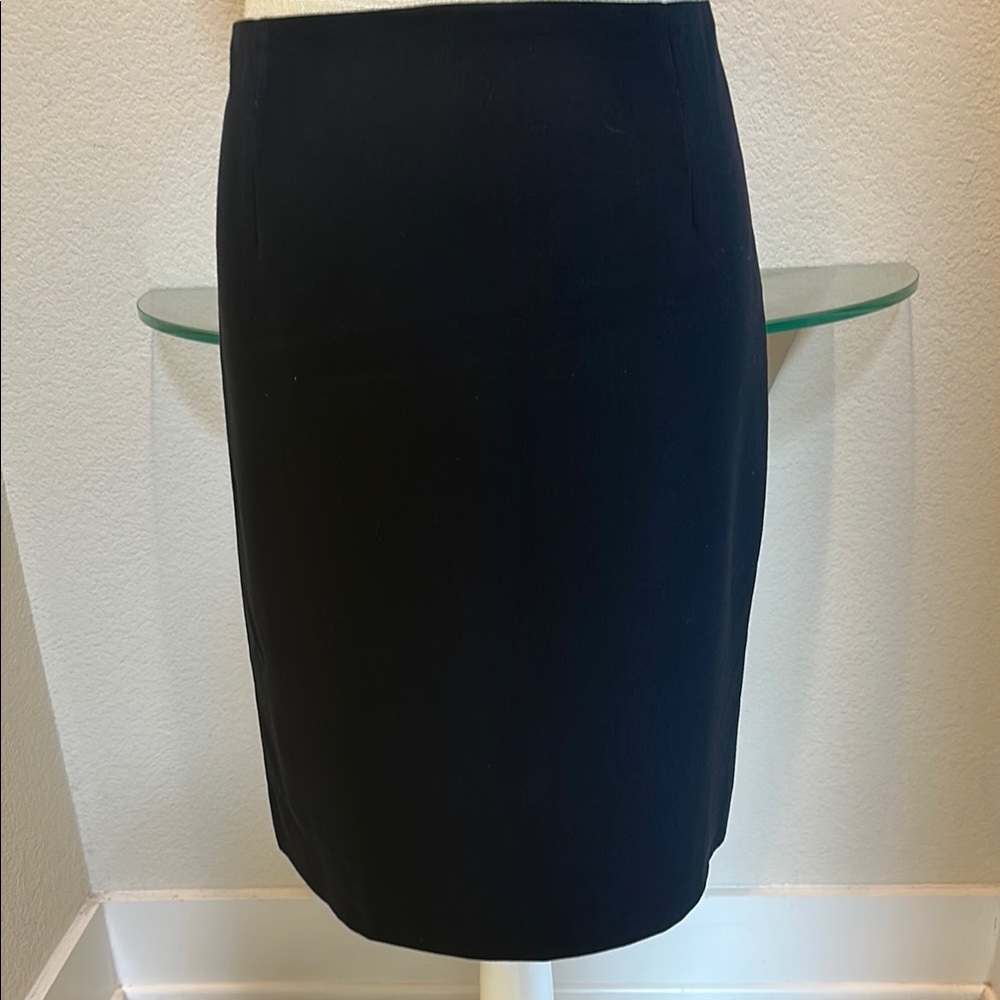 Classic Navy Pencil Skirt